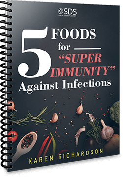 '5 Foods for Super Immunity' bonus report cover
